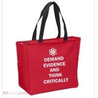 Demand Evidence And Think Critically Tote Bag thumb 2
