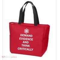 Demand Evidence And Think Critically Tote Bag thumb 3