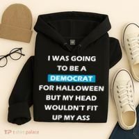Democrat For Halloween Hoodie thumb 4
