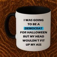 Democrat For Halloween Coffee Mug thumb 2