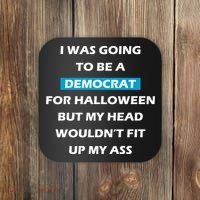 Democrat For Halloween Coaster thumb 0
