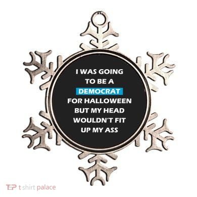 Democrat For Halloween Ornament