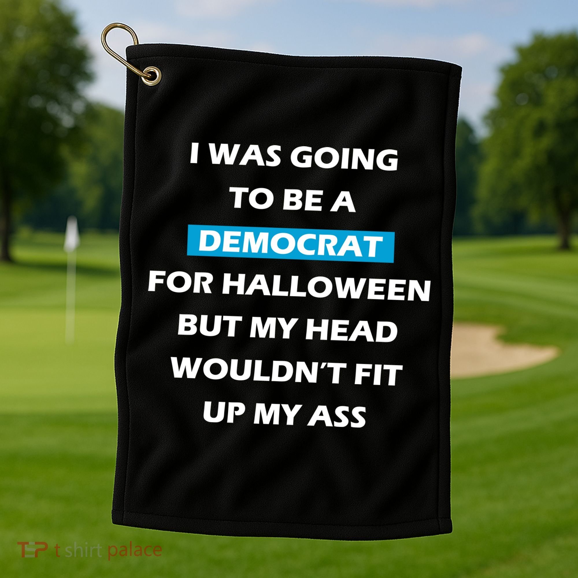 Democrat For Halloween Golf Towel