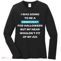 Democrat For Halloween Women's Long Sleeve Shirt thumb 0