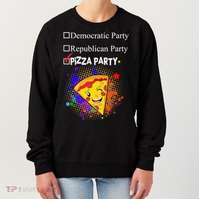 Democratic Republican Pizza Party Women's Sweatshirt