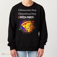 Democratic Republican Pizza Party Women's Sweatshirt thumb 0