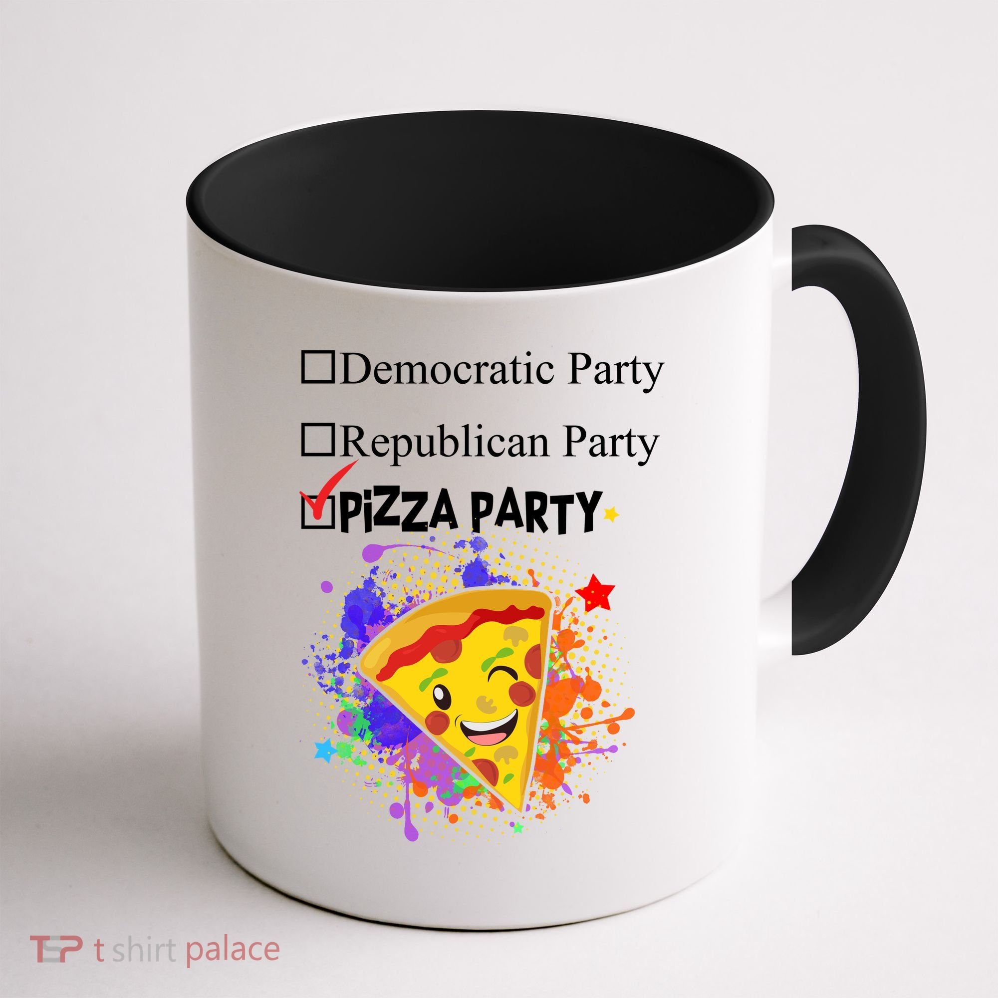 Democratic Republican Pizza Party Coffee Mug