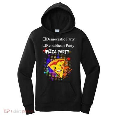 Democratic Republican Pizza Party Women's Hoodie