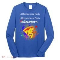 Democratic Republican Pizza Party Long Sleeve Shirt thumb 0