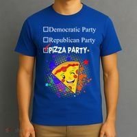Democratic Republican Pizza Party T-Shirt thumb 3