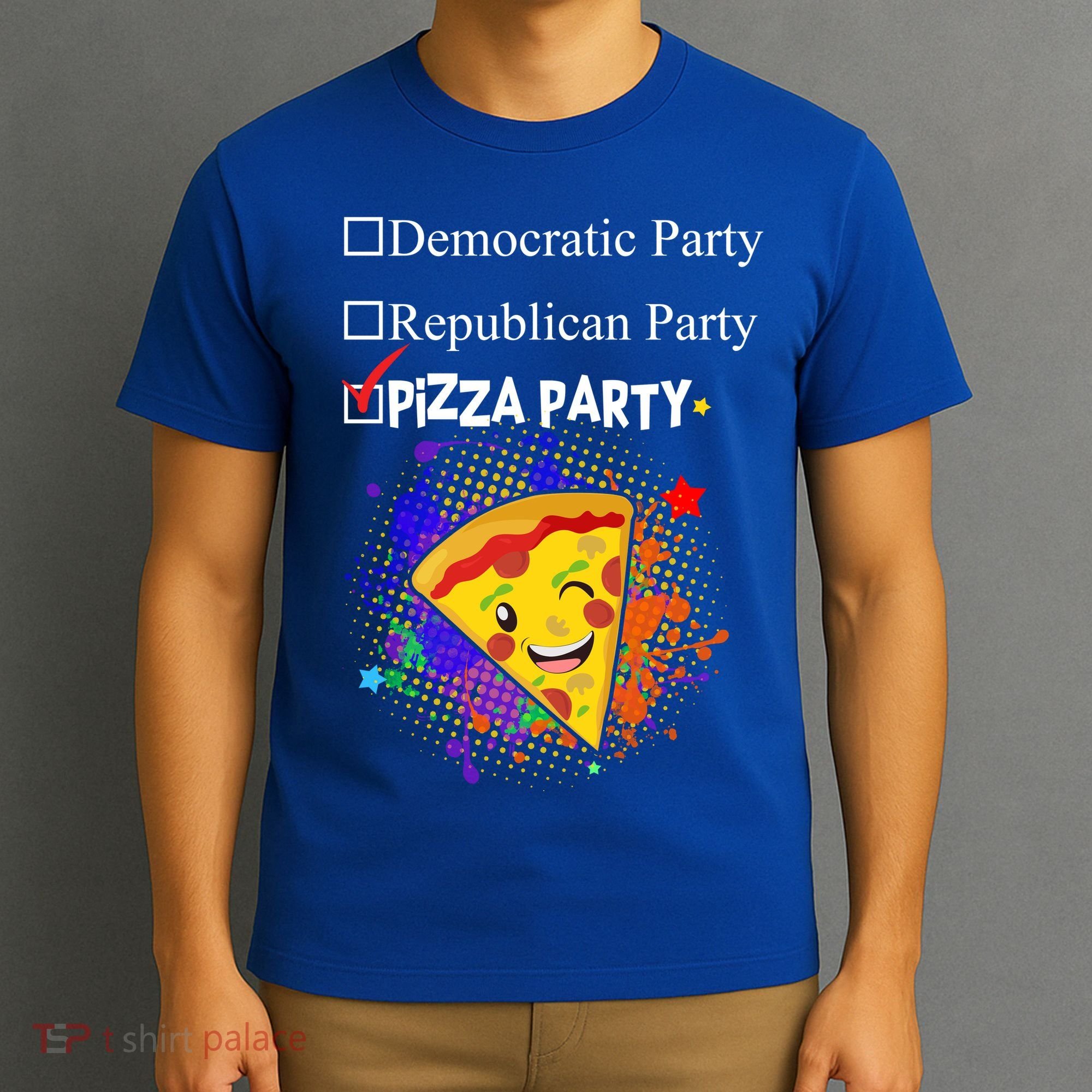 Democratic Republican Pizza Party T-Shirt
