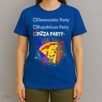 Democratic Republican Pizza Party T-Shirt thumb 4