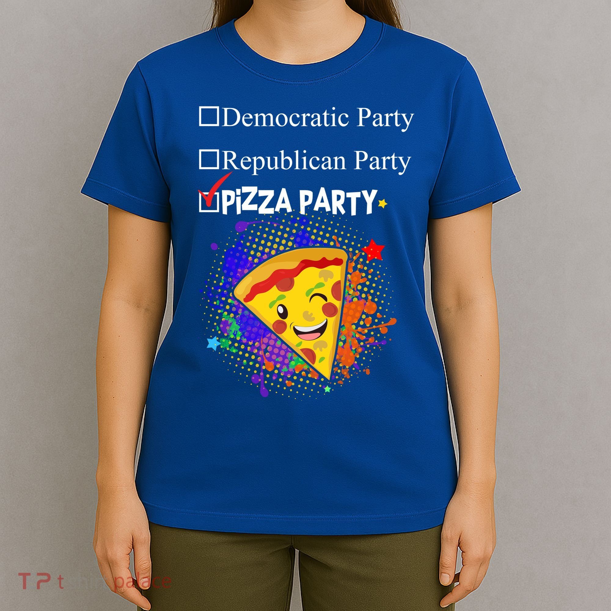 Democratic Republican Pizza Party T-Shirt