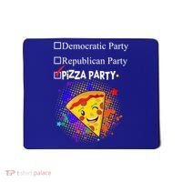 Democratic Republican Pizza Party Mousepad thumb 0