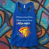 Democratic Republican Pizza Party Women's Tank Top thumb 3