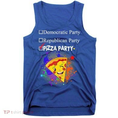 Democratic Republican Pizza Party Tank Top