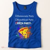 Democratic Republican Pizza Party Tank Top thumb 2
