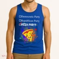 Democratic Republican Pizza Party Tank Top thumb 3