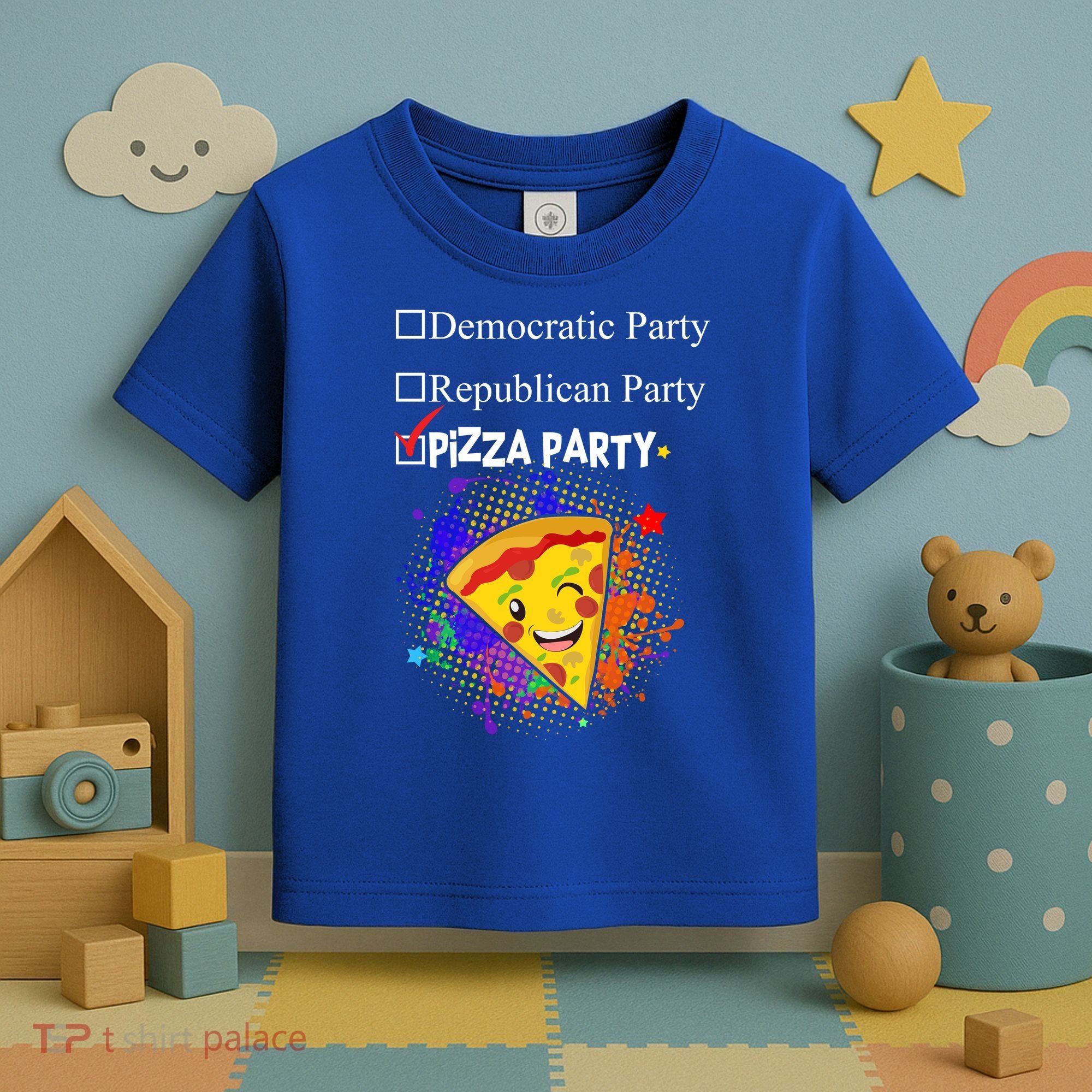 Democratic Republican Pizza Party Toddler T-Shirt
