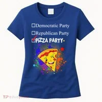 Democratic Republican Pizza Party Women's T-Shirt thumb 0