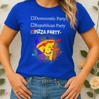 Democratic Republican Pizza Party Women's T-Shirt thumb 2