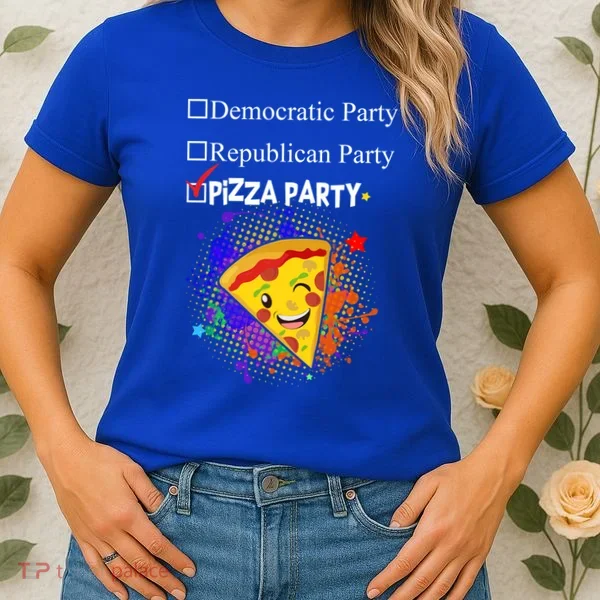 Democratic Republican Pizza Party Women's T-Shirt