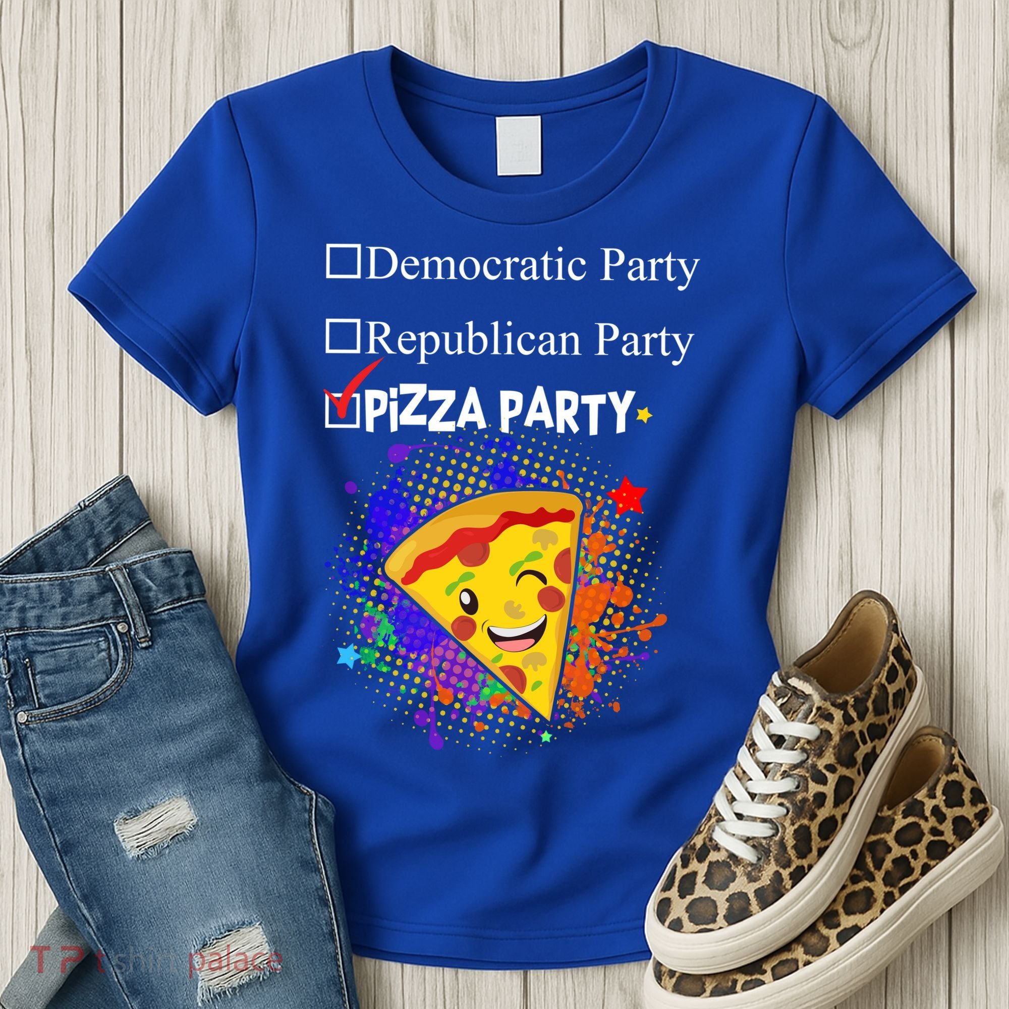 Democratic Republican Pizza Party Women's T-Shirt