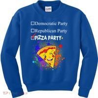 Democratic Republican Pizza Party Kids Sweatshirt thumb 0