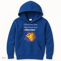 Democratic Republican Pizza Party Kids Hoodie thumb 0