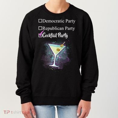 Democratic Republican Wine Party Women's Sweatshirt