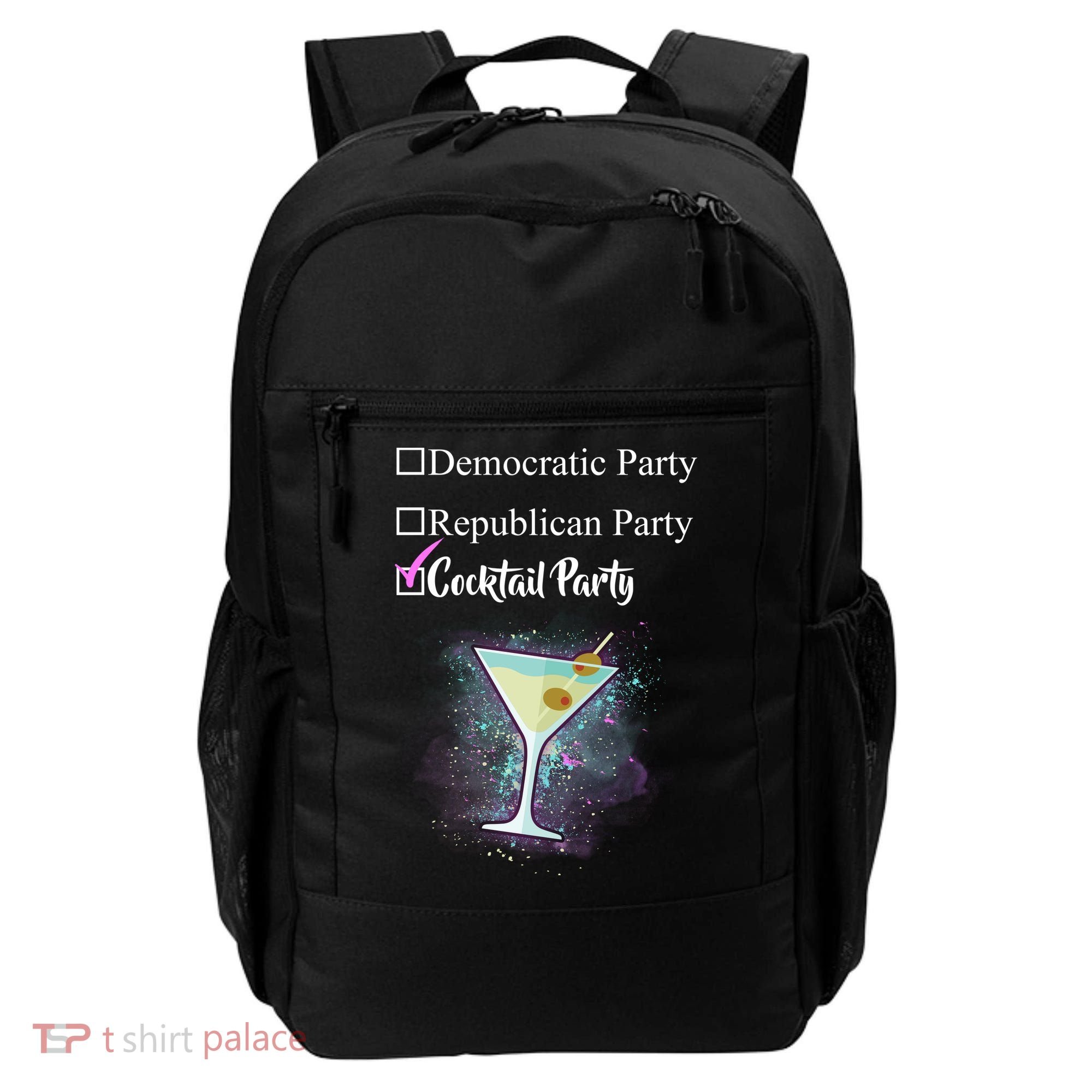 Democratic Republican Wine Party Backpack