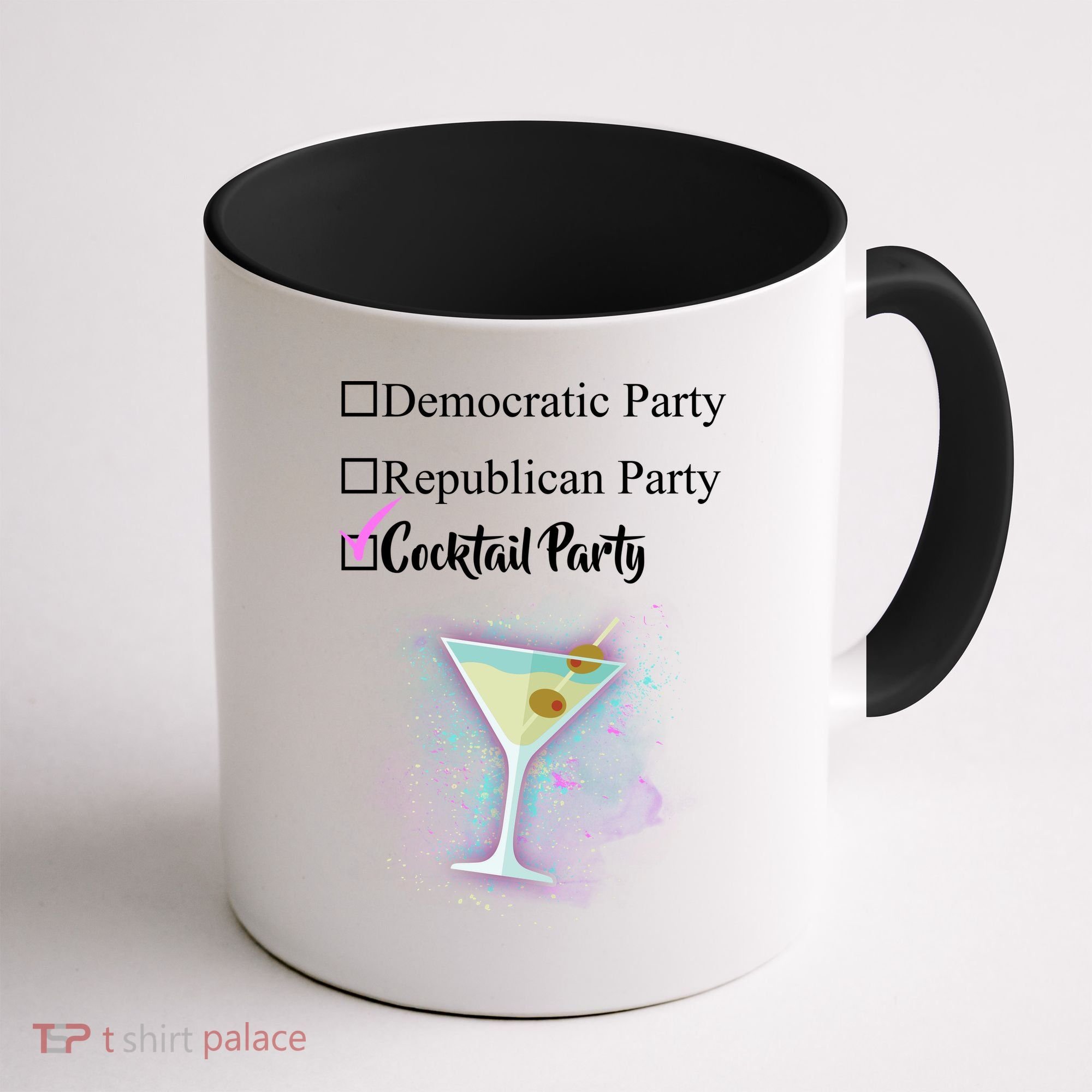 Democratic Republican Wine Party Coffee Mug
