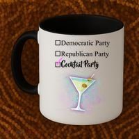Democratic Republican Wine Party Coffee Mug thumb 2