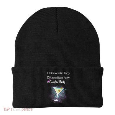 Democratic Republican Wine Party Beanie