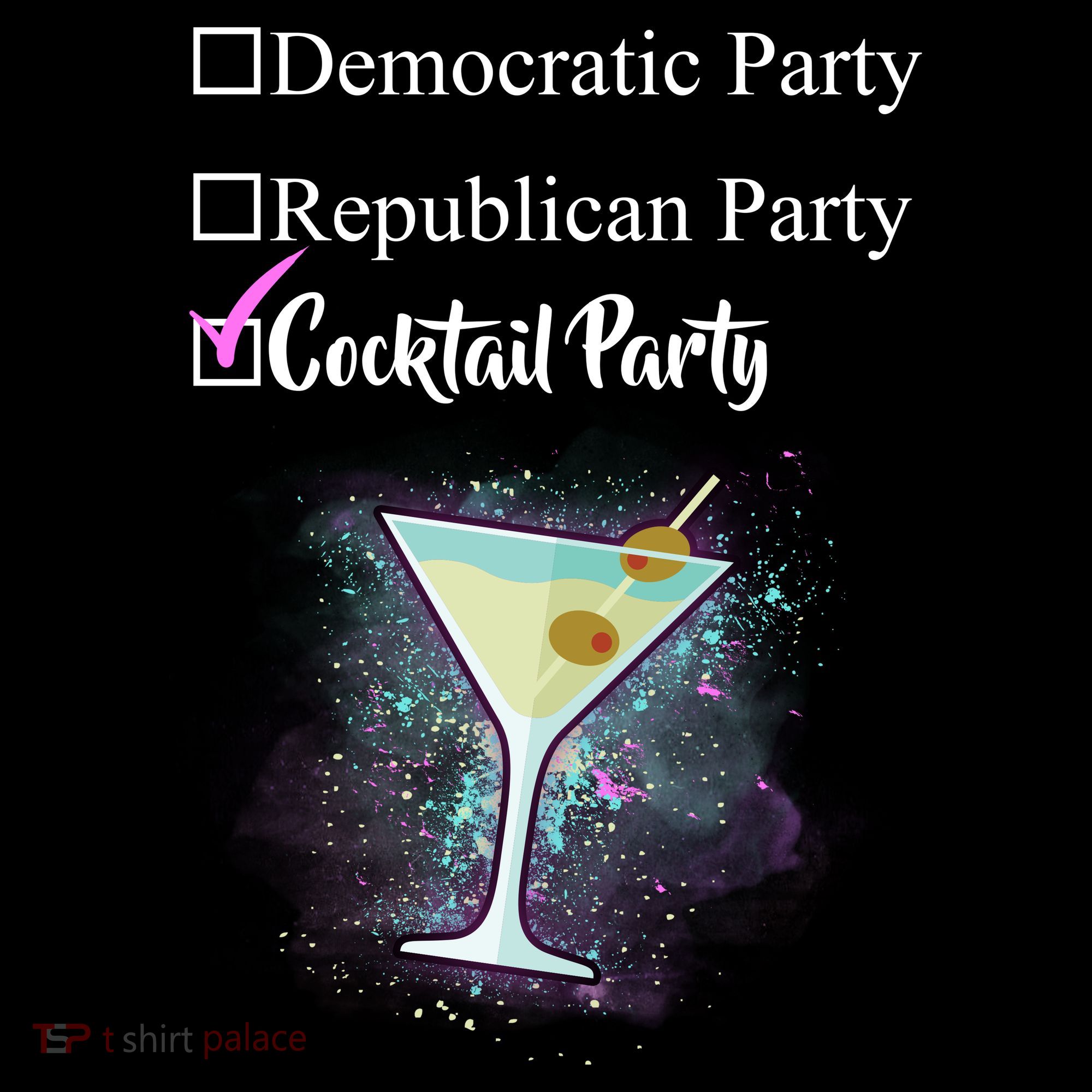 Democratic Republican Wine Party Polo