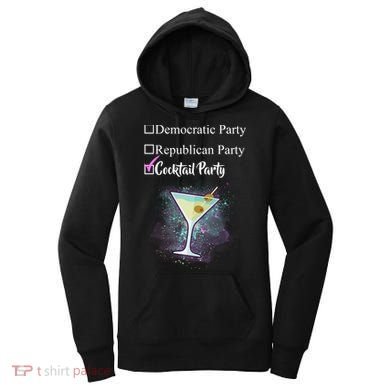 Democratic Republican Wine Party Women's Hoodie