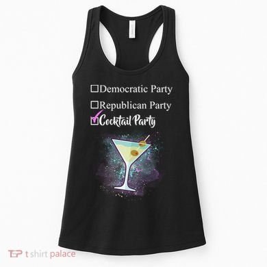 Democratic Republican Wine Party Women's Tank Top