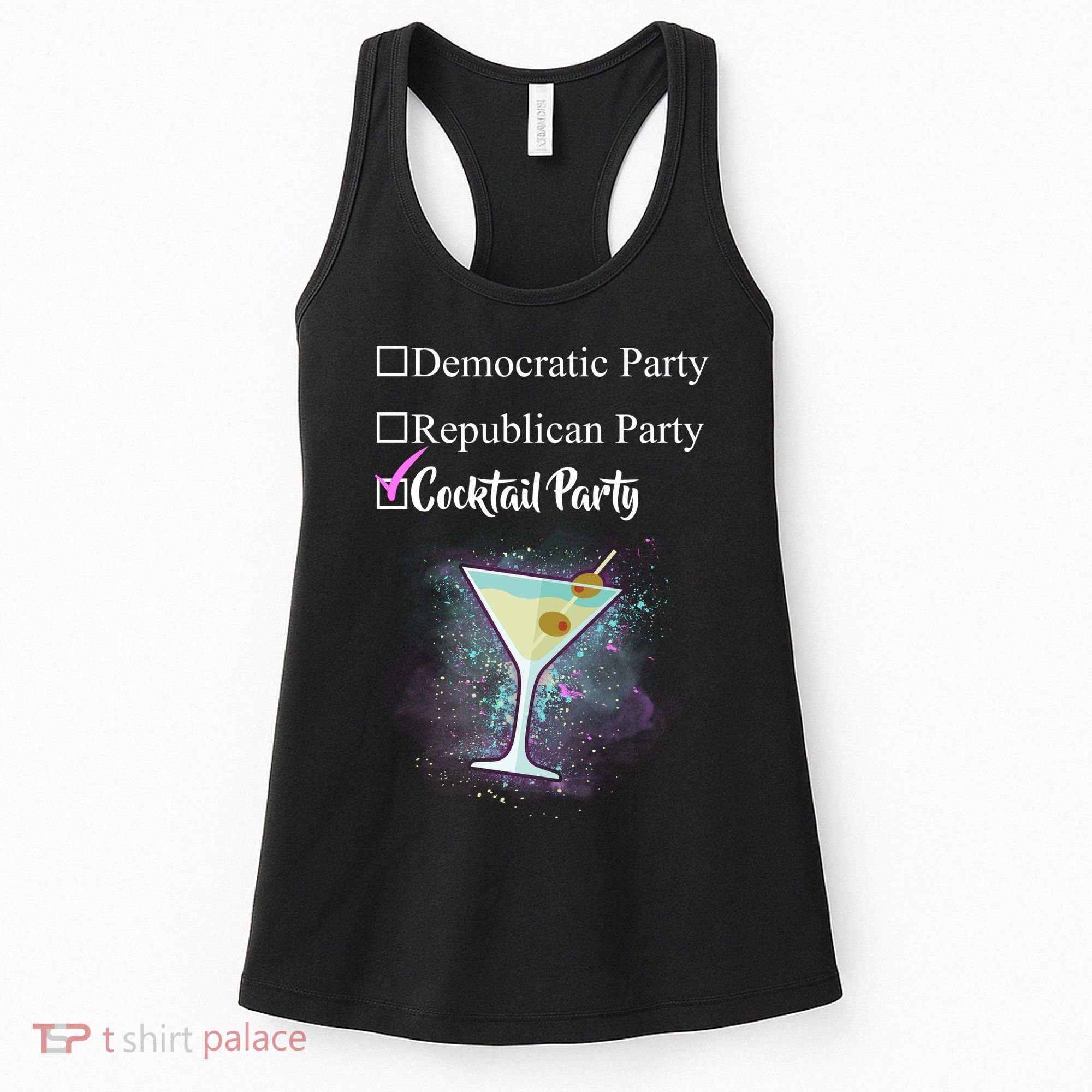 Democratic Republican Wine Party Women's Tank Top