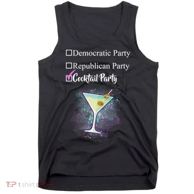 Democratic Republican Wine Party Tank Top