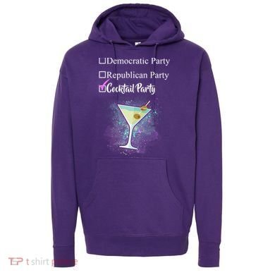Democratic Republican Wine Party Hoodie
