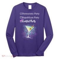 Democratic Republican Wine Party Long Sleeve Shirt thumb 0