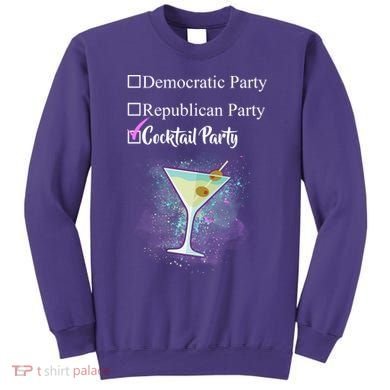 Democratic Republican Wine Party Sweatshirt