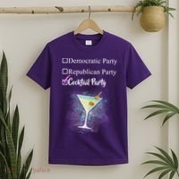 Democratic Republican Wine Party T-Shirt thumb 2