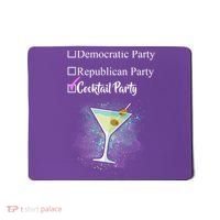 Democratic Republican Wine Party Mousepad thumb 0