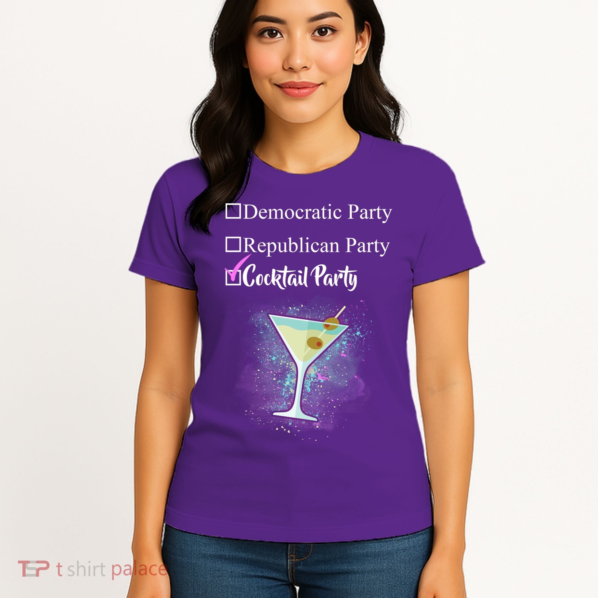 Democratic Republican Wine Party Women's T-Shirt