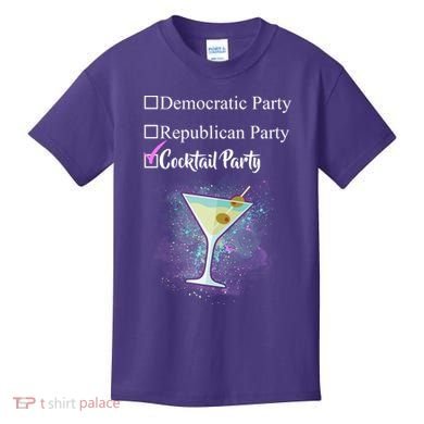 Democratic Republican Wine Party Kids T-Shirt