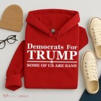 Democrats For Trump Some Of Us Are Sane Hoodie thumb 4