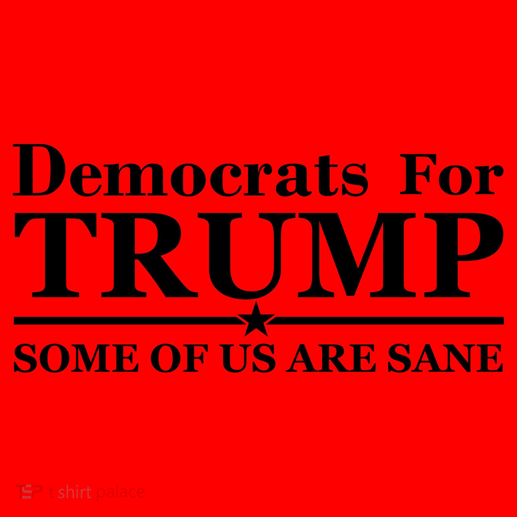 Democrats For Trump Some Of Us Are Sane Santa Hat