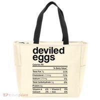 Deviled Eggs Nutrition Facts Tote Bag thumb 0