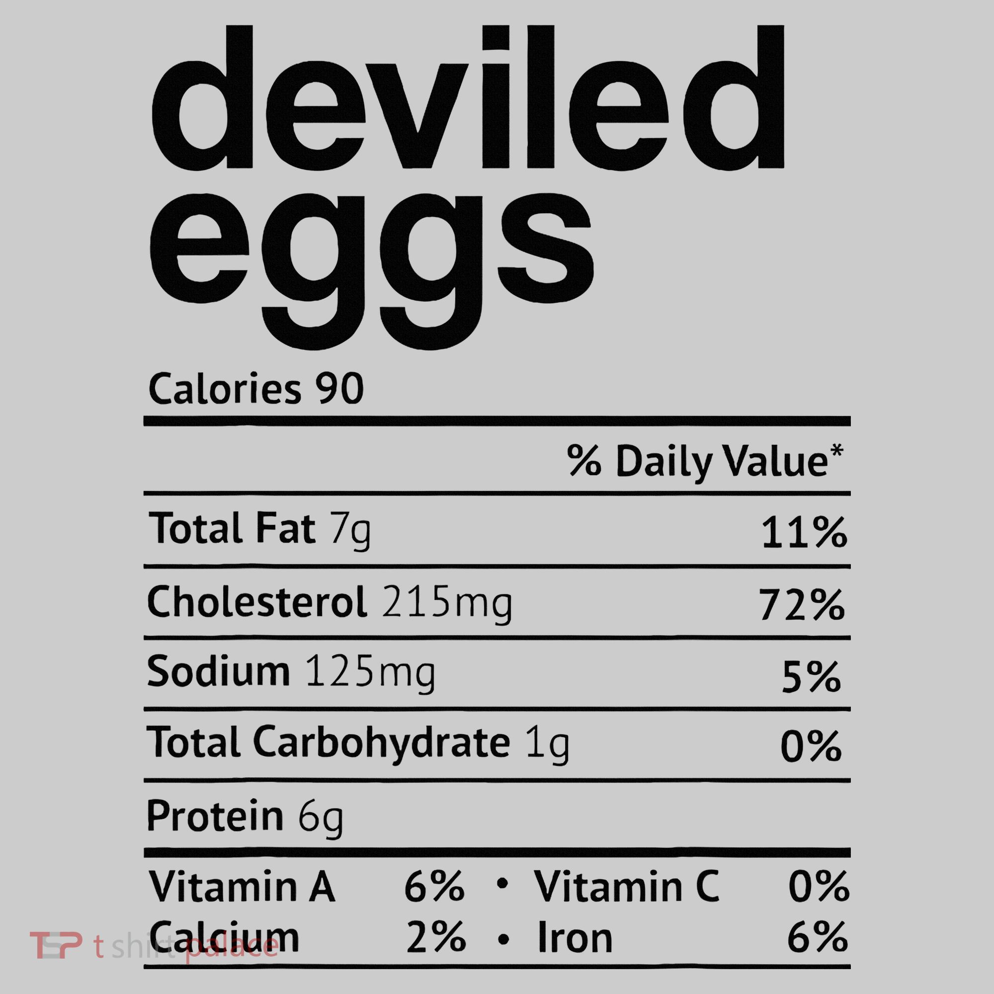 Deviled Eggs Nutrition Facts Kids Tie-Dye T-Shirt